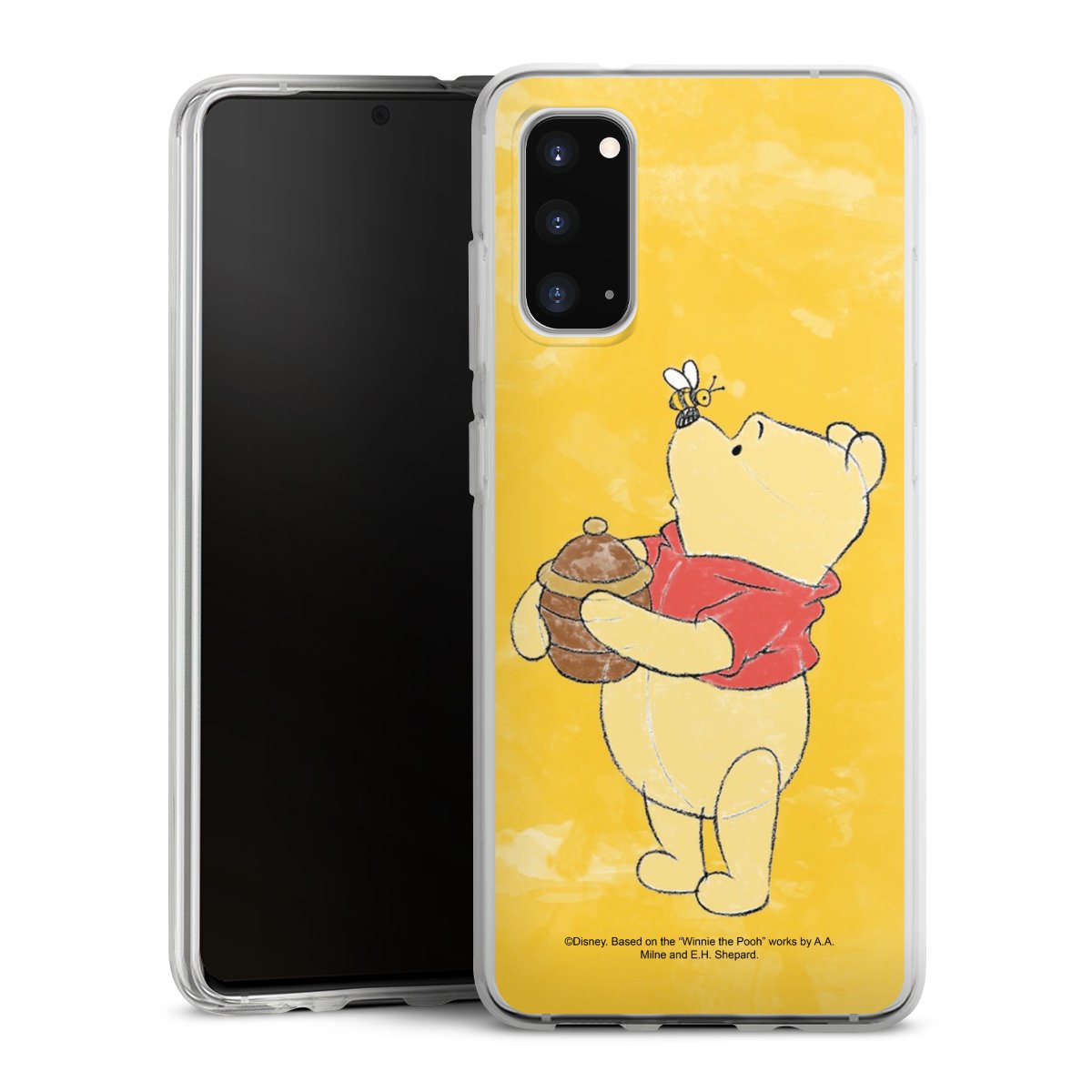 Galaxy S20 Handy Silikon Hülle Case transparent Handyhülle Official Licensed Product Winnie The Pooh Disney Silikon Case