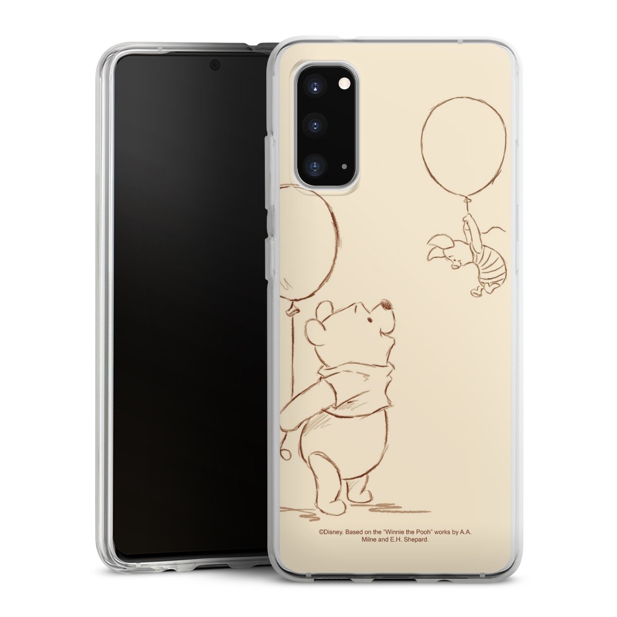 Galaxy S20 Handy Silikon Hülle Case transparent Handyhülle Official Licensed Product Winnie The Pooh Disney Silikon Case