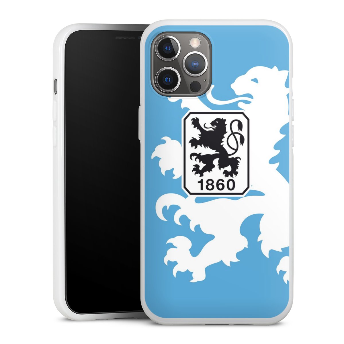 iPhone 12 Pro Max Handy Silikon Hülle Case weiß Handyhülle Coat Of Arms Official Licensed Product Silikon Case