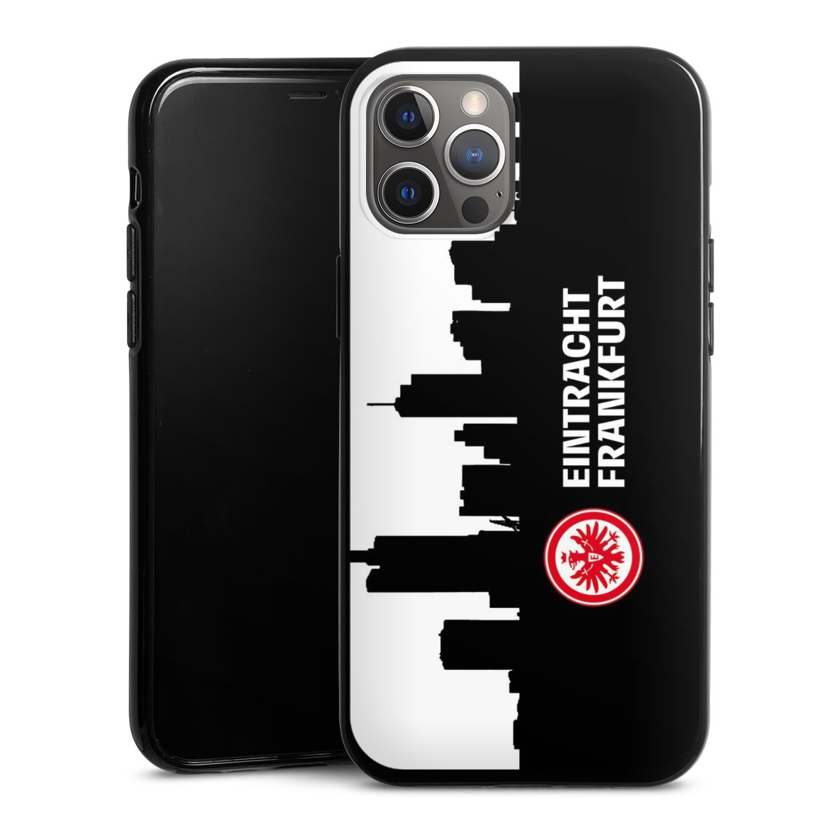 iPhone 12 Pro Max Handy Silikon Hülle Case schwarz Handyhülle Sge Eintracht Frankfurt Official Licensed Product