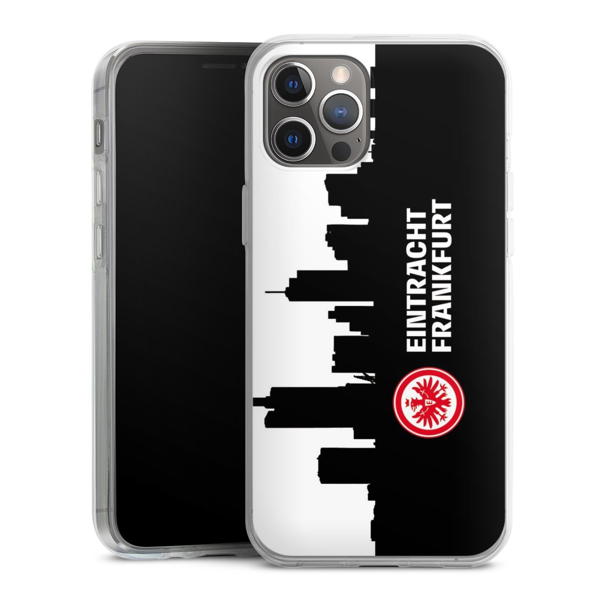 iPhone 12 Pro Max Handy Silikon Hülle Case transparent Handyhülle Sge Eintracht Frankfurt Official Licensed Product Silikon Case