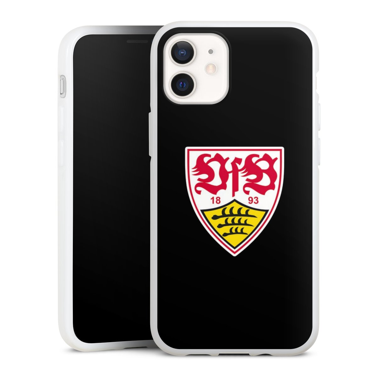 iPhone 12 mini Handy Silikon Hülle Case weiß Handyhülle Vfb Stuttgart Official Licensed Product Coat Of Arms Silikon Case