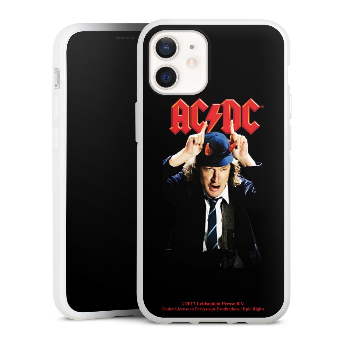 iPhone 12 mini Handy Silikon Hülle Case weiß Handyhülle Merchandise Acdc Riverplate Silikon Case