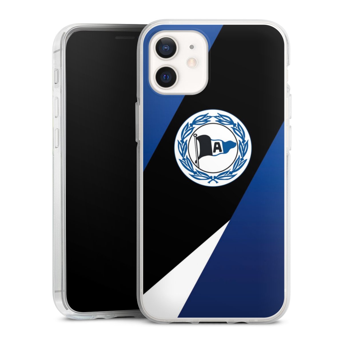 iPhone 12 mini Handy Silikon Hülle Case transparent Handyhülle Official Licensed Product Arminia Bielefeld Dsc Silikon Case