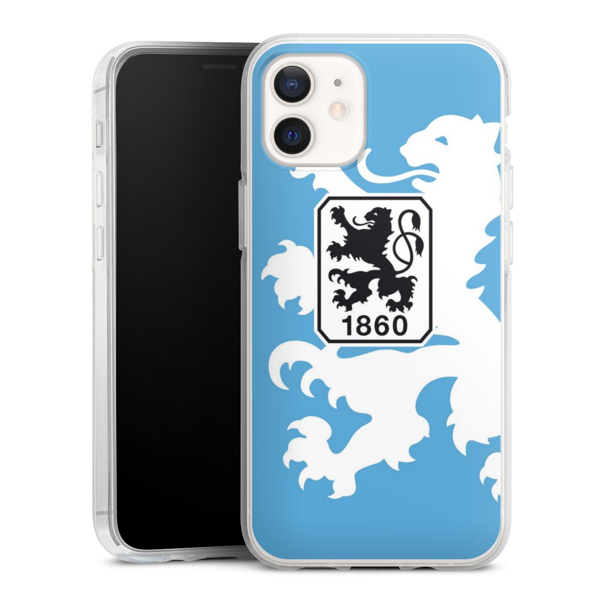 iPhone 12 mini Handy Silikon Hülle Case transparent Handyhülle Coat Of Arms Official Licensed Product Silikon Case