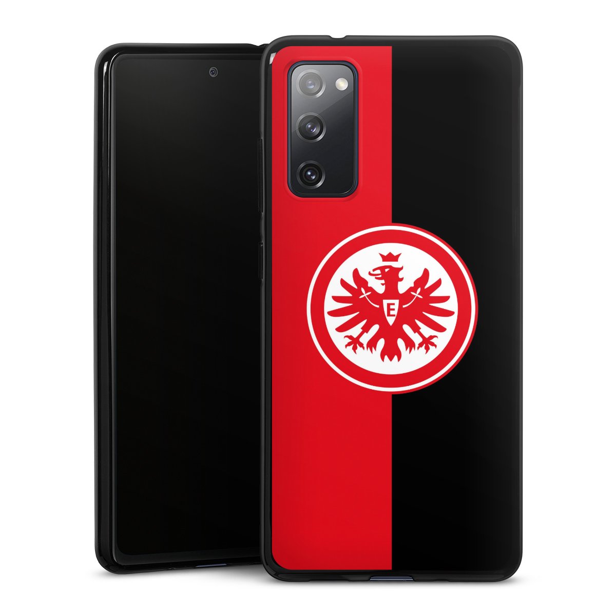 Galaxy S20 FE Handy Silikon Hülle Case schwarz Handyhülle Official Licensed Product Eintracht Frankfurt Sge