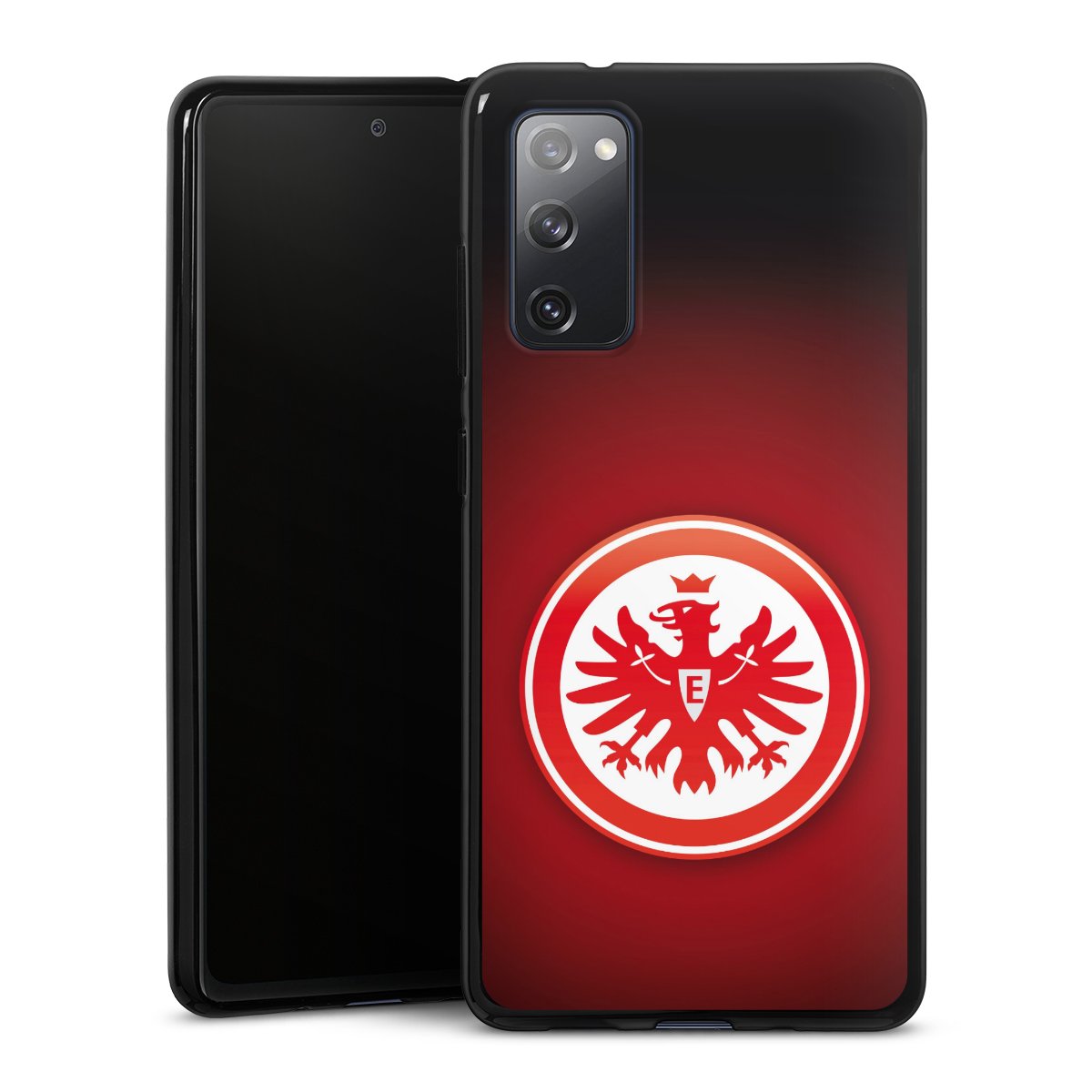 Galaxy S20 FE Handy Silikon Hülle Case schwarz Handyhülle Eintracht Frankfurt Official Licensed Product Coat Of Arms