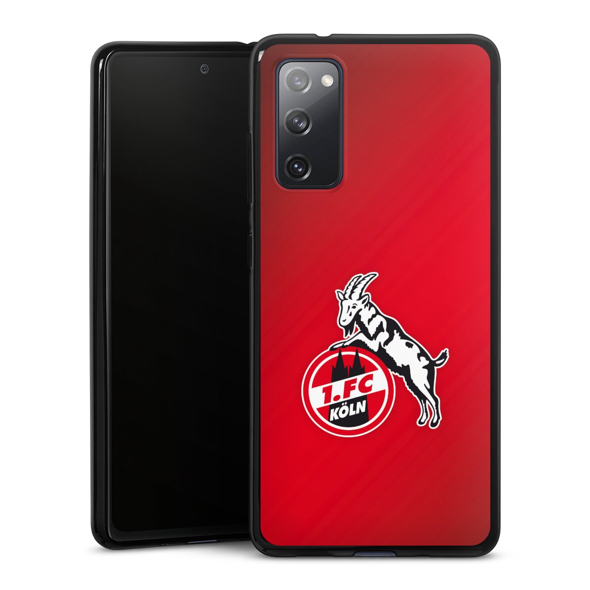 Galaxy S20 FE Handy Silikon Hülle Case schwarz Handyhülle Official Licensed Product Effzeh 1. Fc Köln