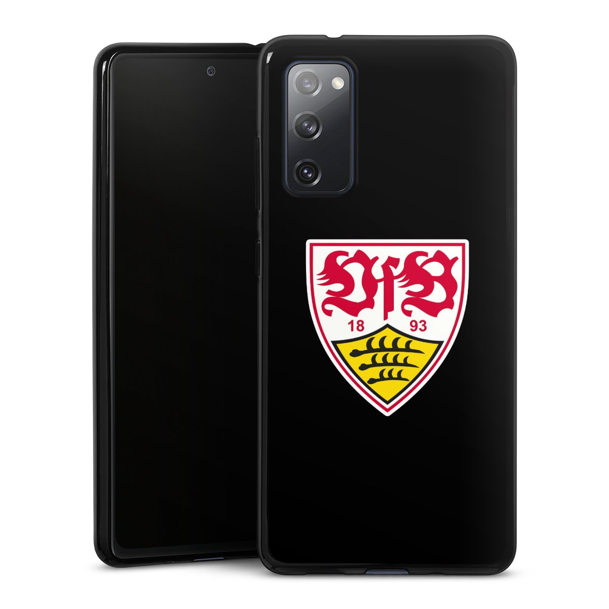 Galaxy S20 FE Handy Silikon Hülle Case schwarz Handyhülle Vfb Stuttgart Official Licensed Product Coat Of Arms