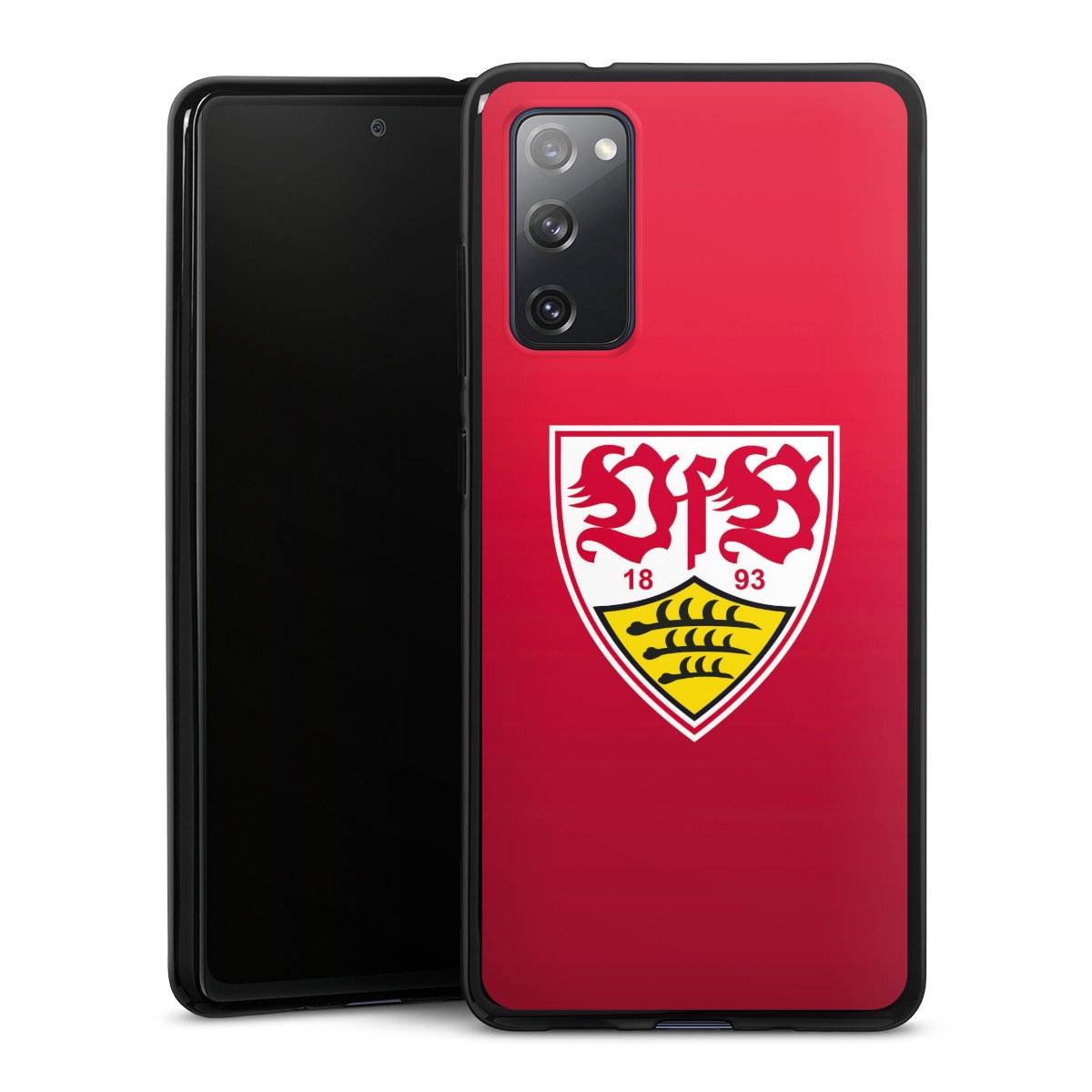 Galaxy S20 FE Handy Silikon Hülle Case schwarz Handyhülle Official Licensed Product Vfb Stuttgart