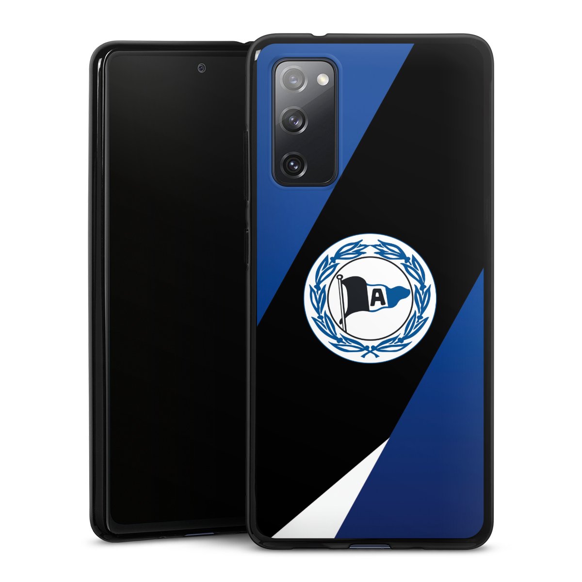 Galaxy S20 FE Handy Silikon Hülle Case schwarz Handyhülle Official Licensed Product Arminia Bielefeld Dsc