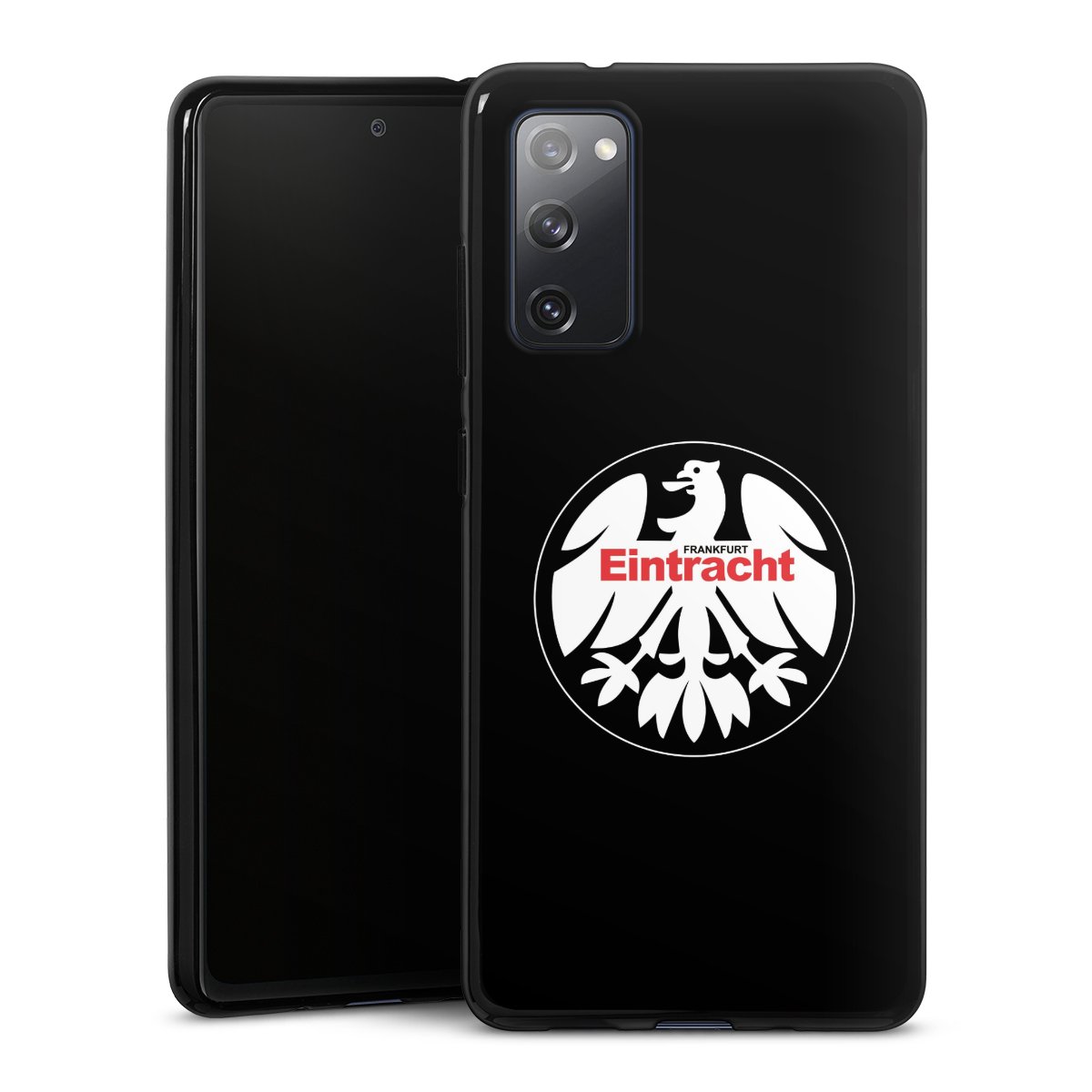 Galaxy S20 FE Handy Silikon Hülle Case schwarz Handyhülle Official Licensed Product Eintracht Frankfurt Sge