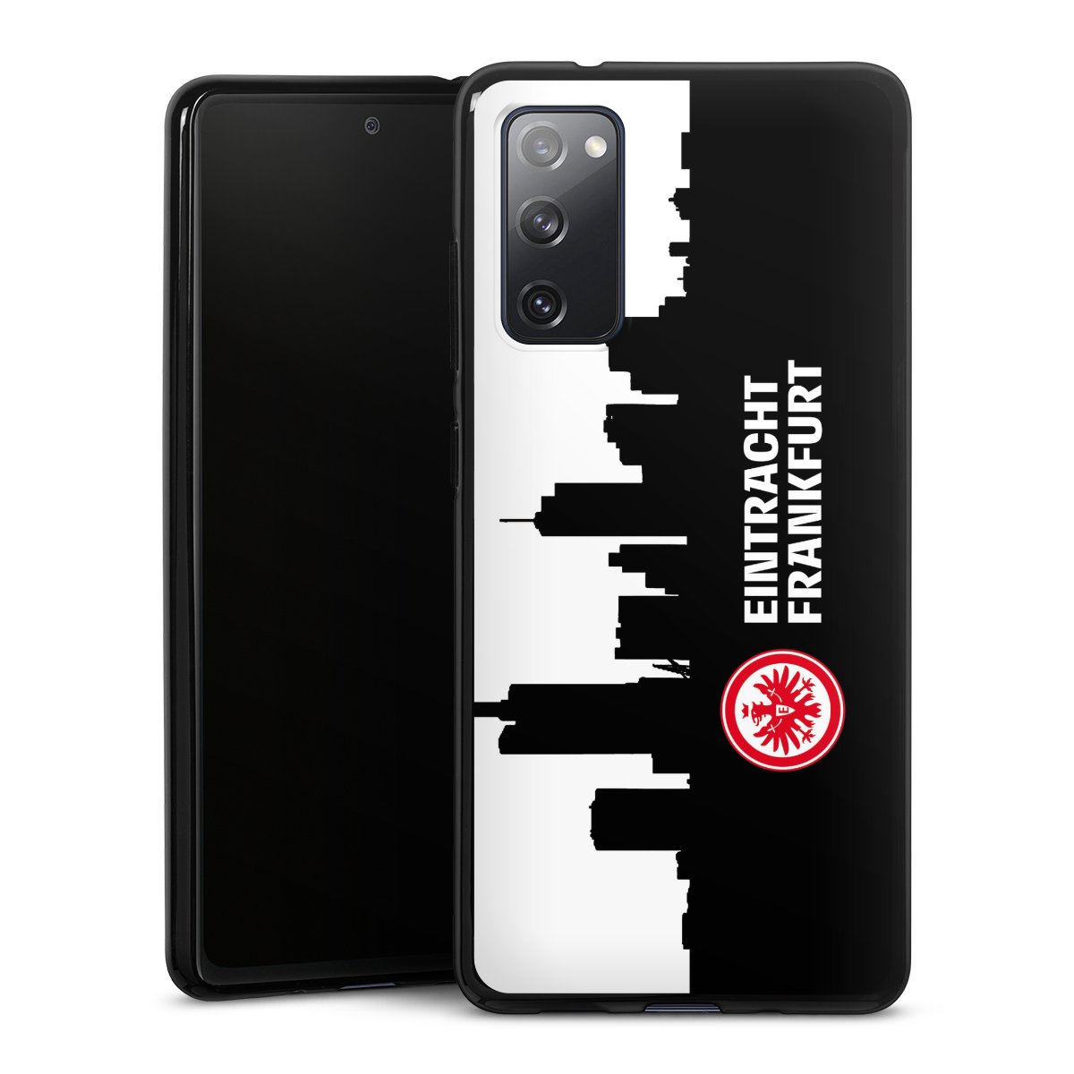 Galaxy S20 FE Handy Silikon Hülle Case schwarz Handyhülle Sge Eintracht Frankfurt Official Licensed Product