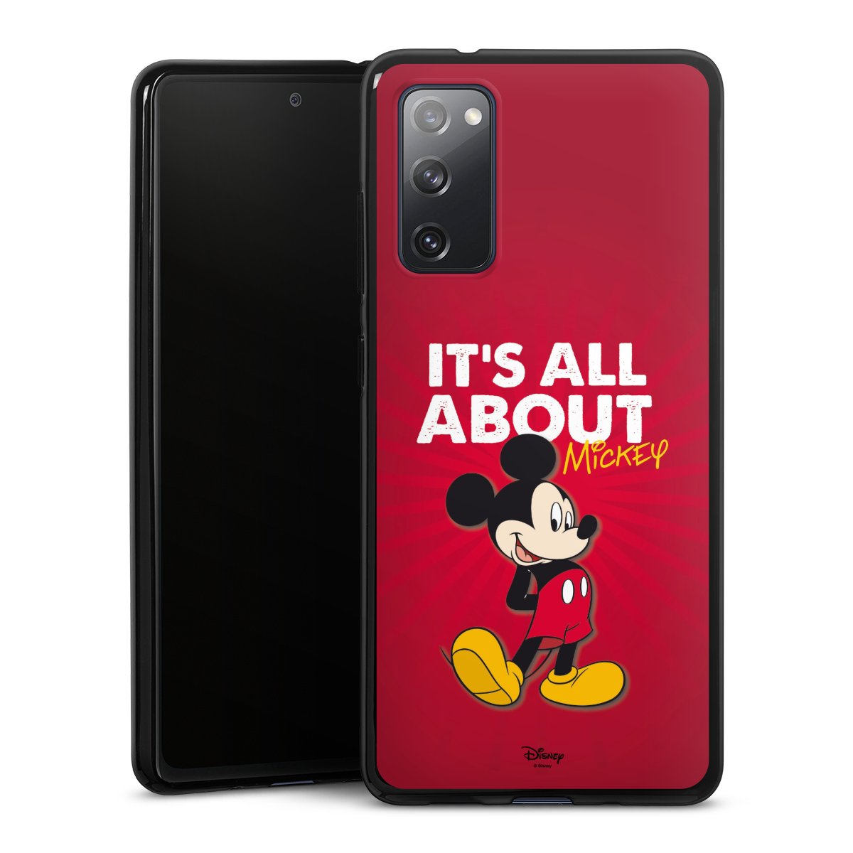 Galaxy S20 FE Handy Silikon Hülle Case schwarz Handyhülle Mouse Disney Official Licensed Product