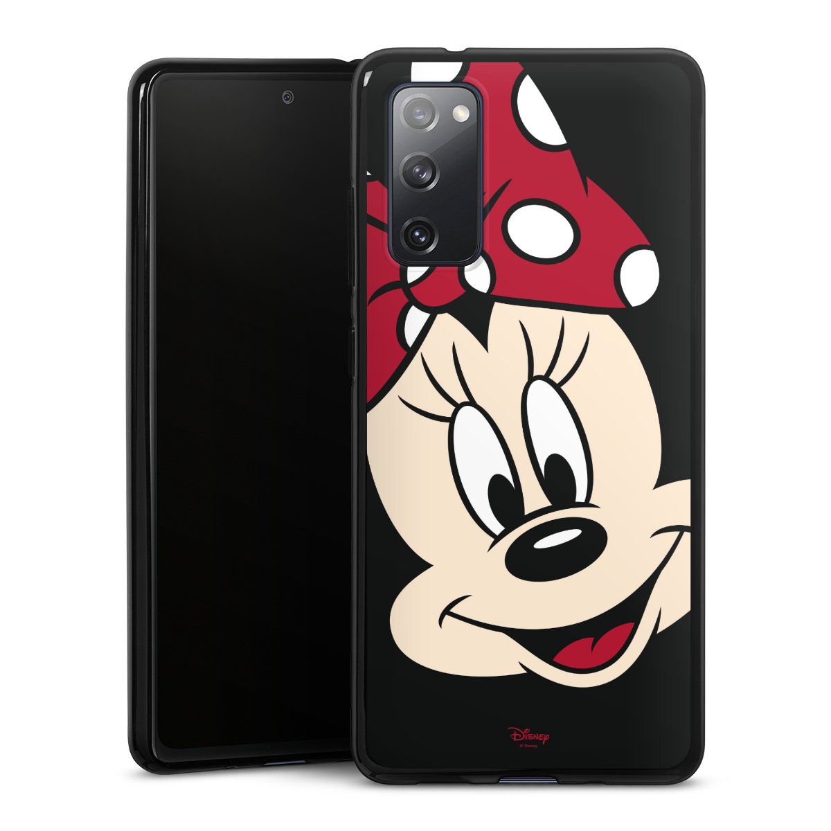 Galaxy S20 FE Handy Silikon Hülle Case schwarz Handyhülle Minnie Mouse Official Licensed Product Disney