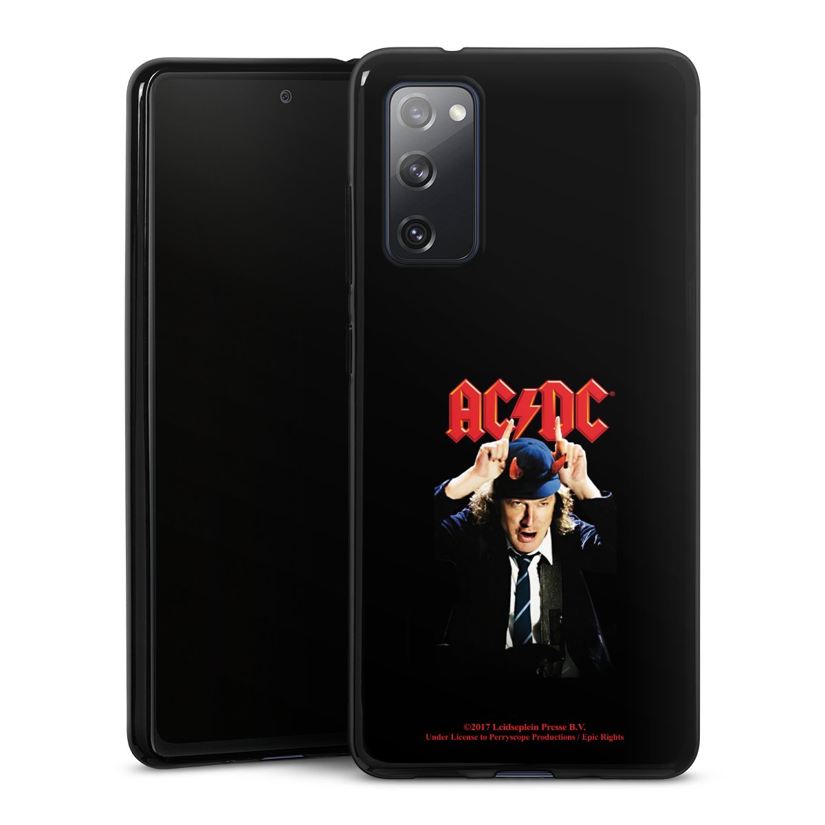 Galaxy S20 FE Handy Silikon Hülle Case schwarz Handyhülle Merchandise Acdc Riverplate