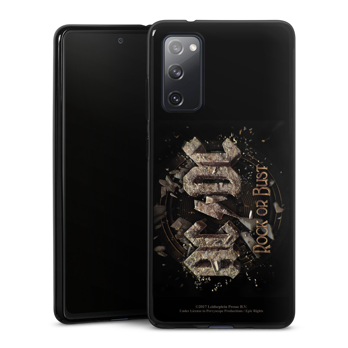 Galaxy S20 FE Handy Silikon Hülle Case schwarz Handyhülle Acdc Official Licensed Product Rock Or Bust