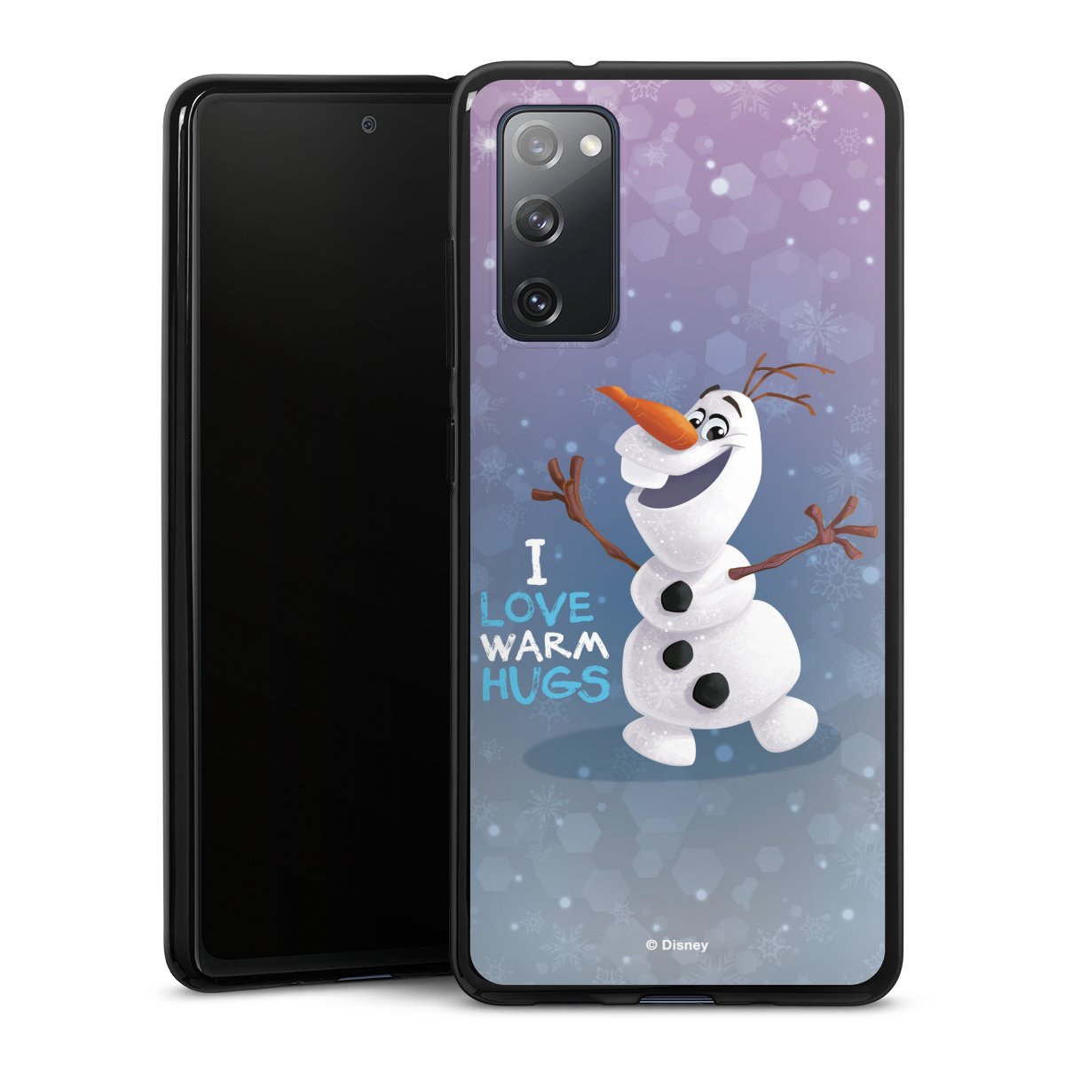 Galaxy S20 FE Handy Silikon Hülle Case schwarz Handyhülle Frozen Frozen Olaf Official Licensed Product