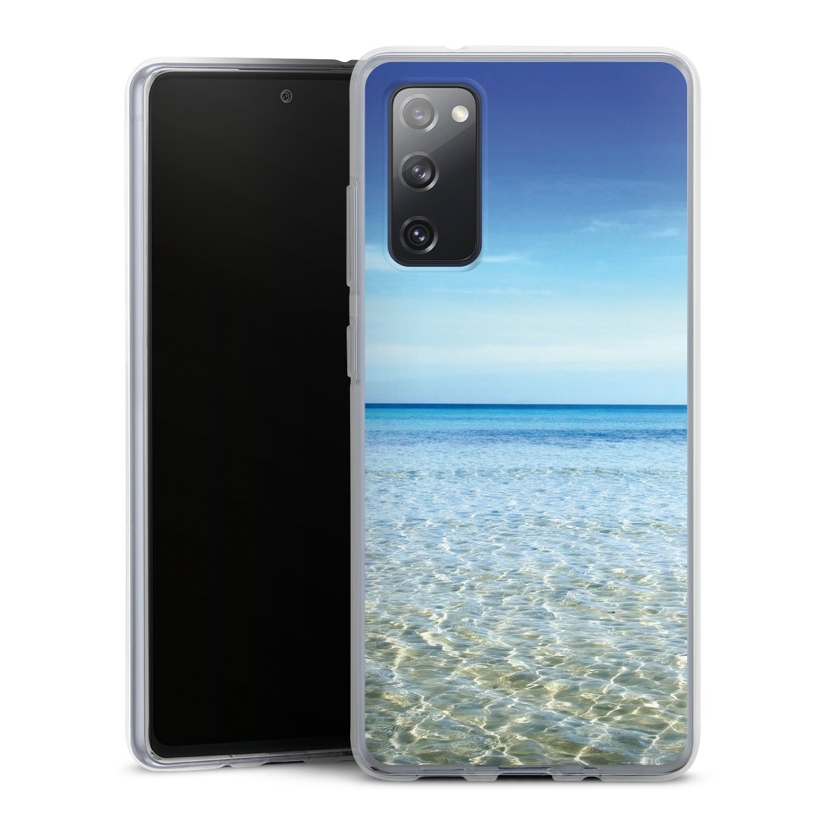 Galaxy S20 FE Handy Silikon Hülle Case transparent Handyhülle Urlaub Sky Ocean Silikon Case