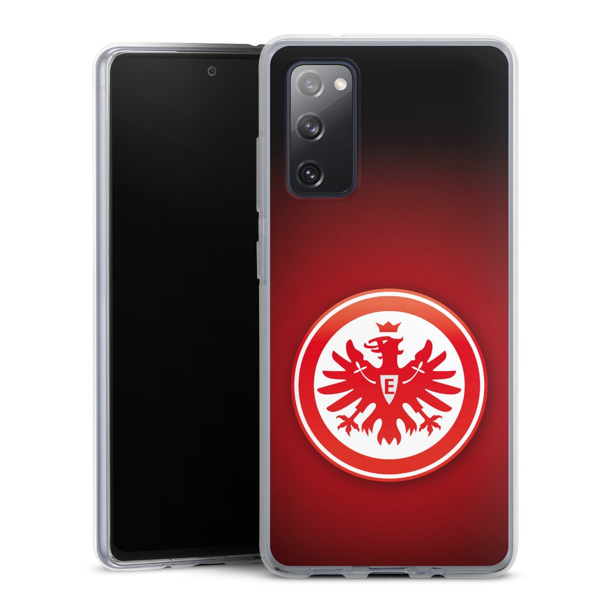 Galaxy S20 FE Handy Silikon Hülle Case transparent Handyhülle Eintracht Frankfurt Official Licensed Product Coat Of Arms Silikon Case