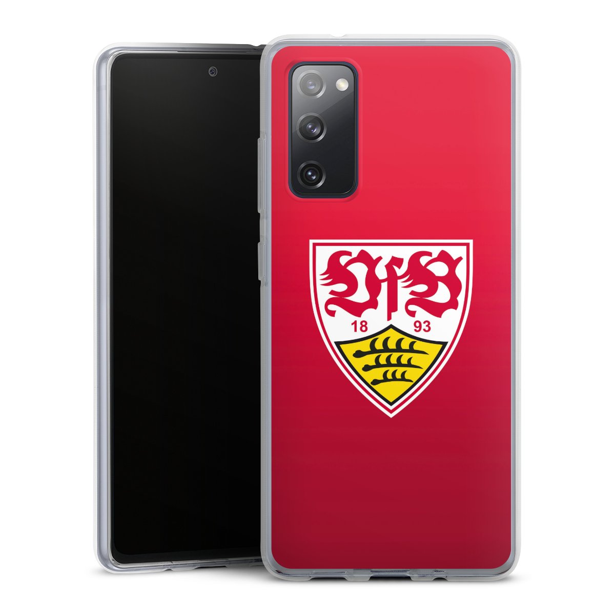 Galaxy S20 FE Handy Silikon Hülle Case transparent Handyhülle Official Licensed Product Vfb Stuttgart Silikon Case