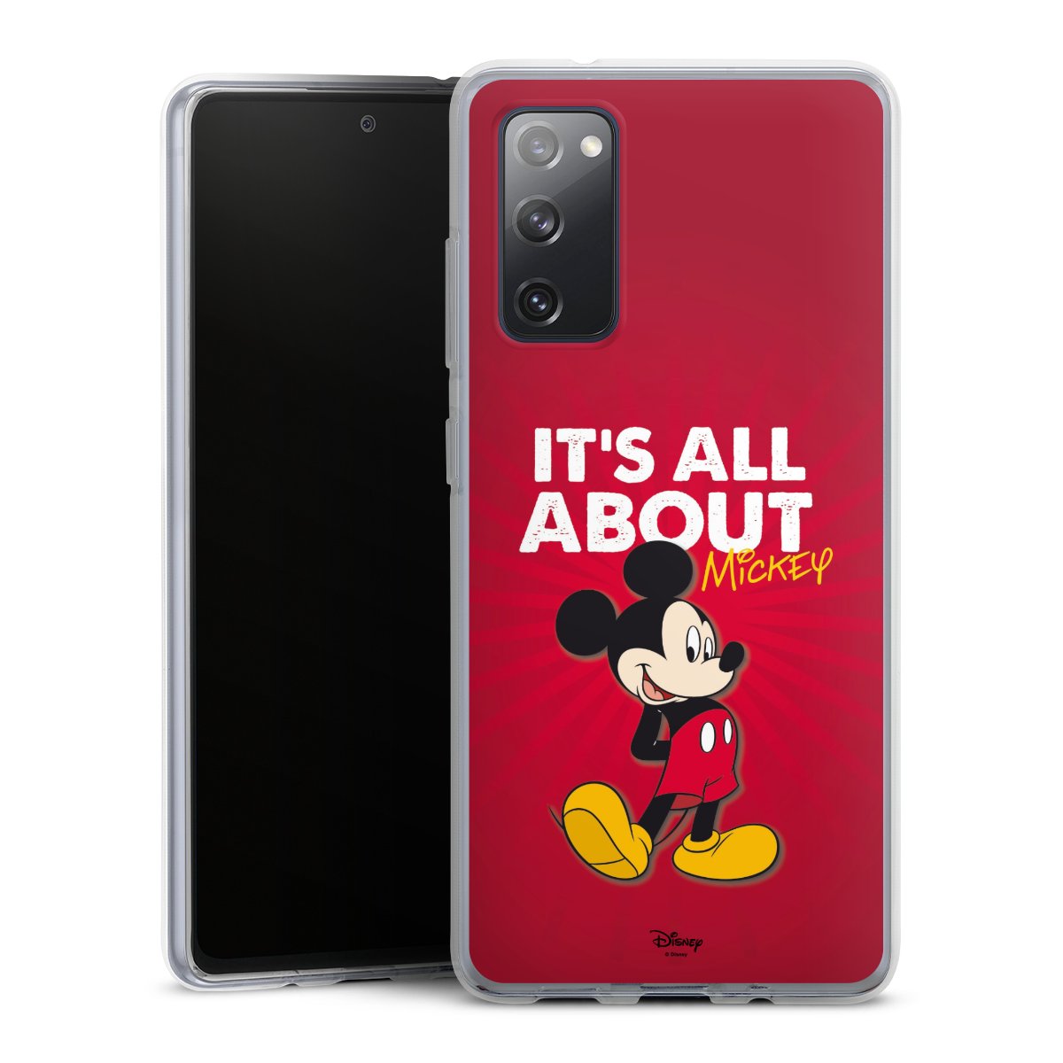 Galaxy S20 FE Handy Silikon Hülle Case transparent Handyhülle Mouse Disney Official Licensed Product Silikon Case