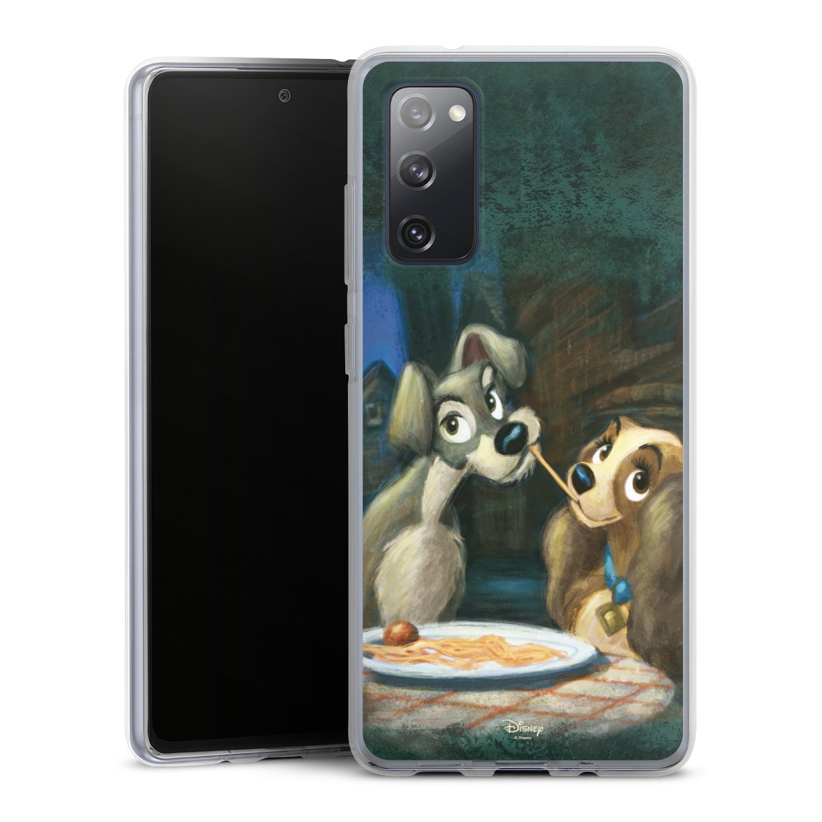 Galaxy S20 FE Handy Silikon Hülle Case transparent Handyhülle Lady And The Tramp Official Licensed Product Disney Silikon Case