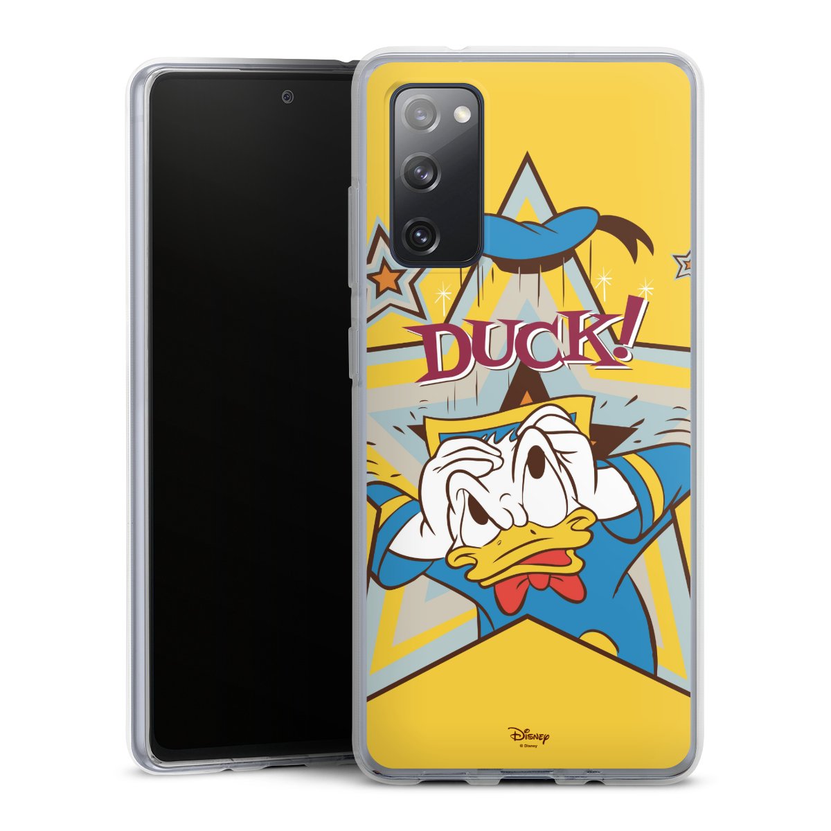 Galaxy S20 FE Handy Silikon Hülle Case transparent Handyhülle Official Licensed Product Donald Duck Disney Silikon Case