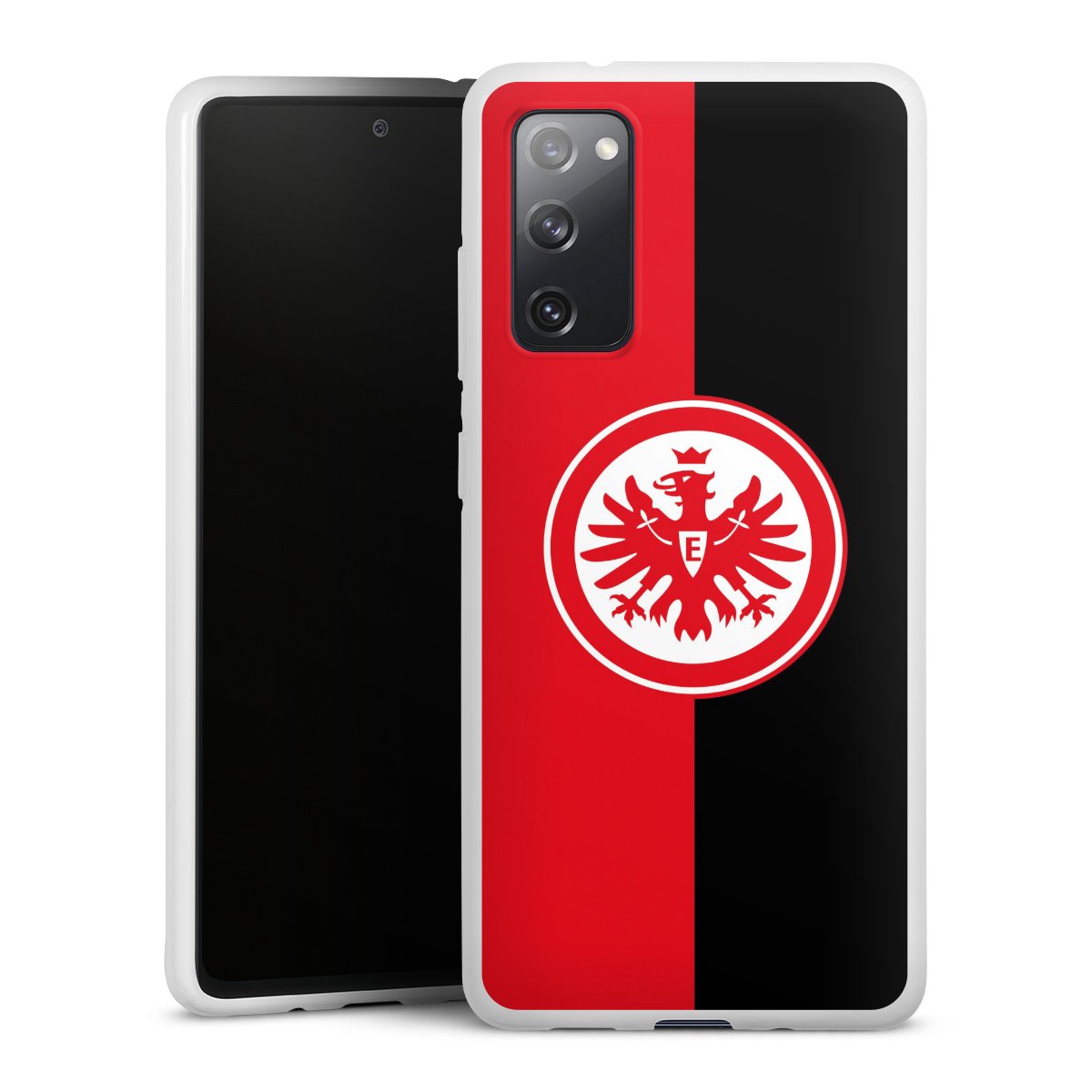 Galaxy S20 FE Handy Silikon Hülle Case weiß Handyhülle Official Licensed Product Eintracht Frankfurt Sge Silikon Case