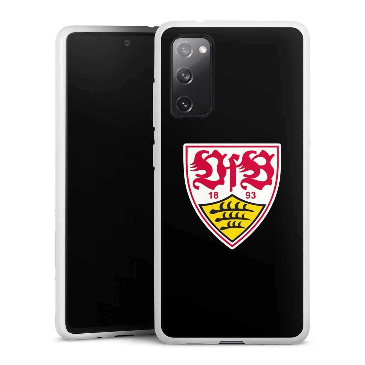 Galaxy S20 FE Handy Silikon Hülle Case weiß Handyhülle Vfb Stuttgart Official Licensed Product Coat Of Arms Silikon Case