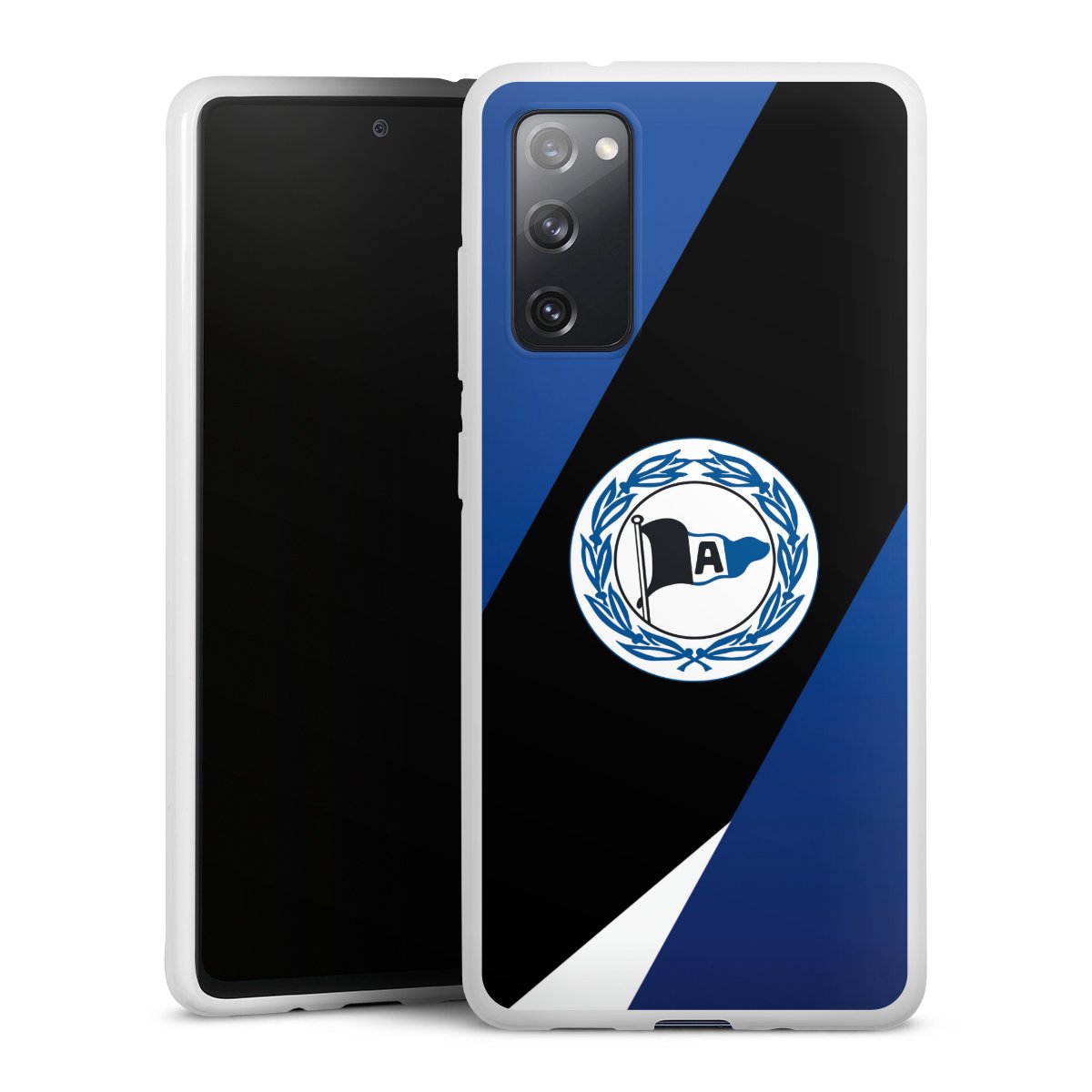 Galaxy S20 FE Handy Silikon Hülle Case weiß Handyhülle Official Licensed Product Arminia Bielefeld Dsc Silikon Case