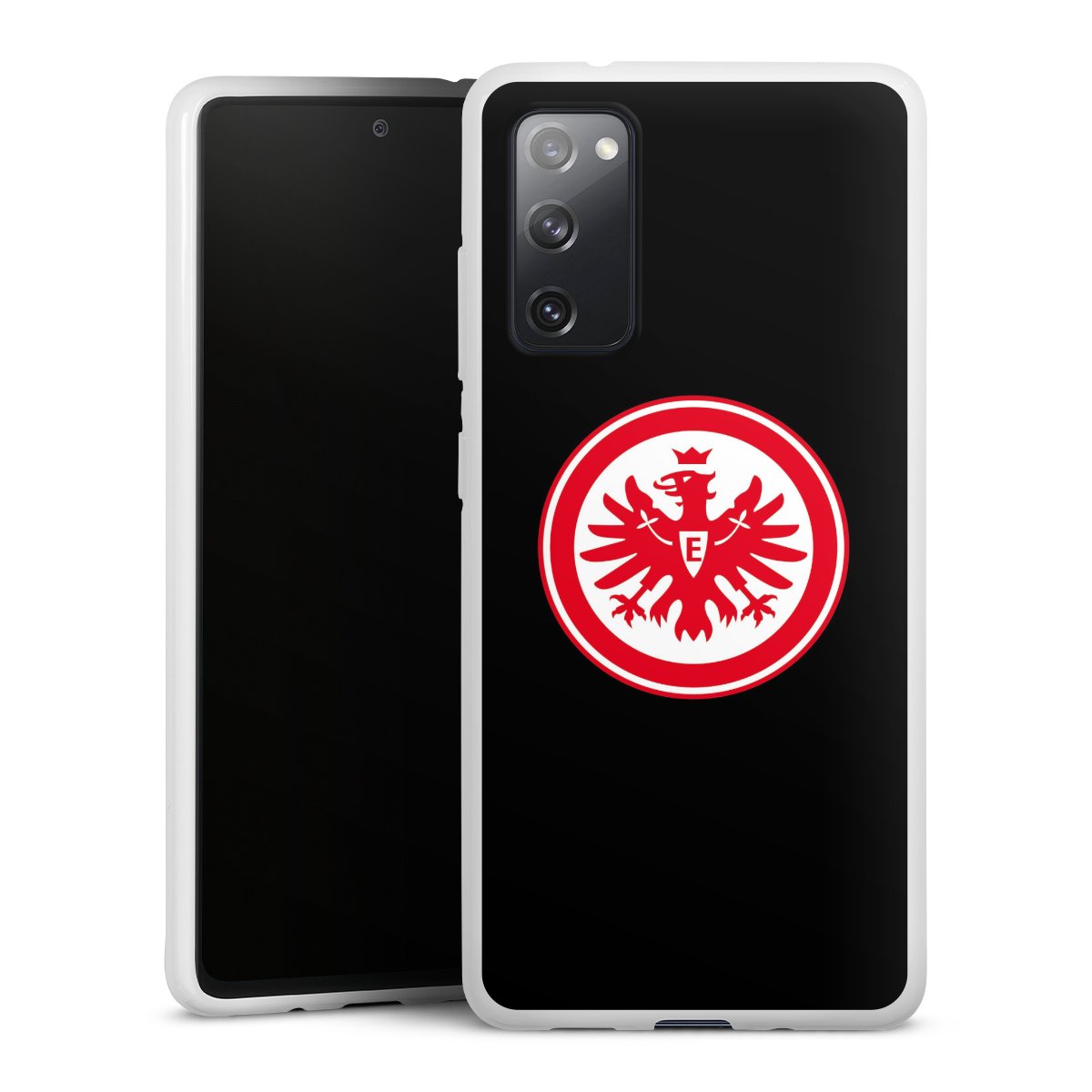 Galaxy S20 FE Handy Silikon Hülle Case weiß Handyhülle Eintracht Frankfurt Sge Eagle Silikon Case