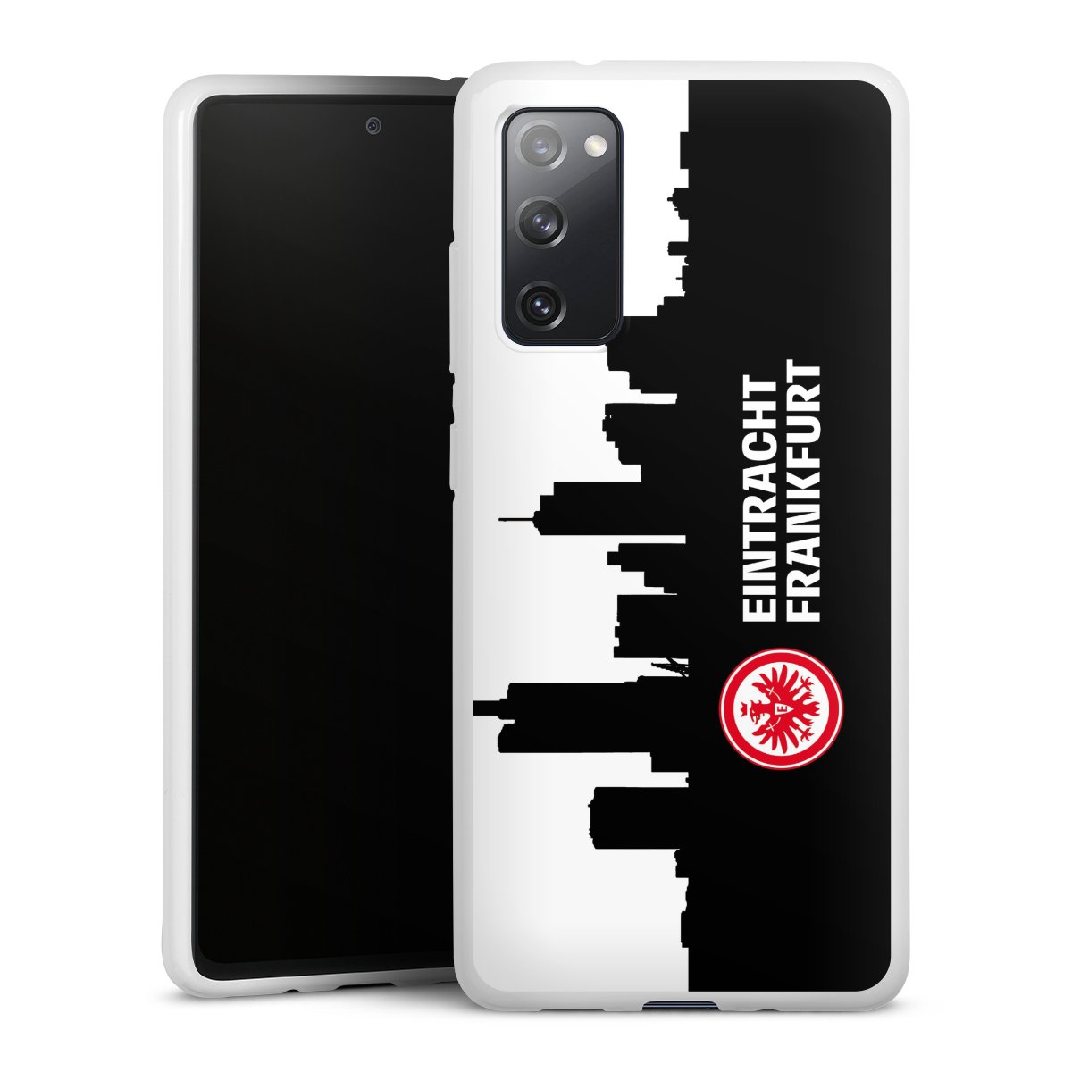 Galaxy S20 FE Handy Silikon Hülle Case weiß Handyhülle Sge Eintracht Frankfurt Official Licensed Product Silikon Case