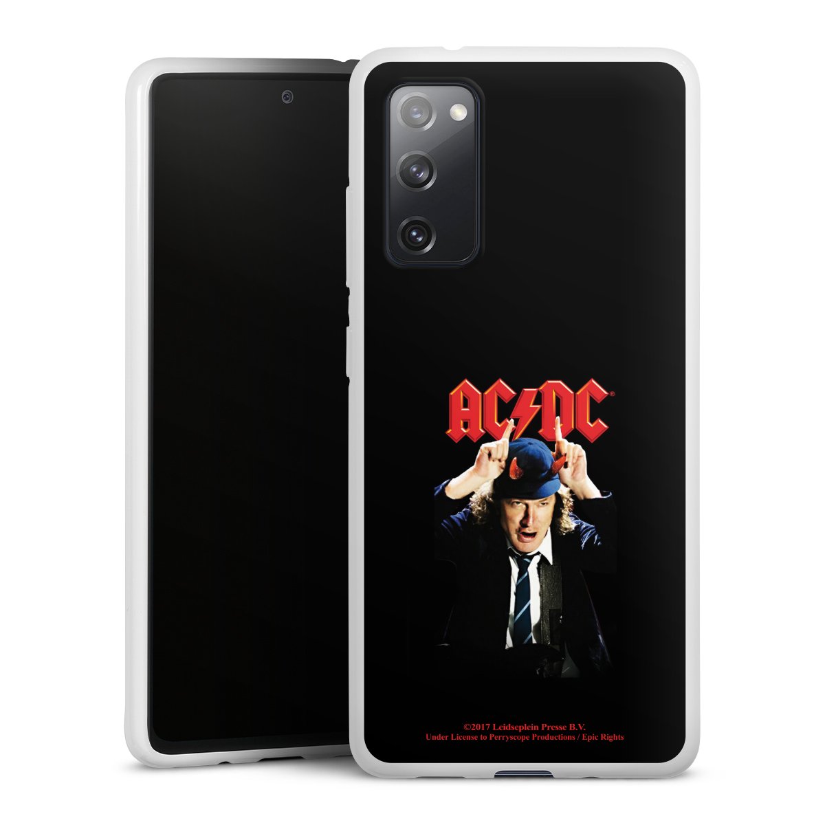 Galaxy S20 FE Handy Silikon Hülle Case weiß Handyhülle Merchandise Acdc Riverplate Silikon Case