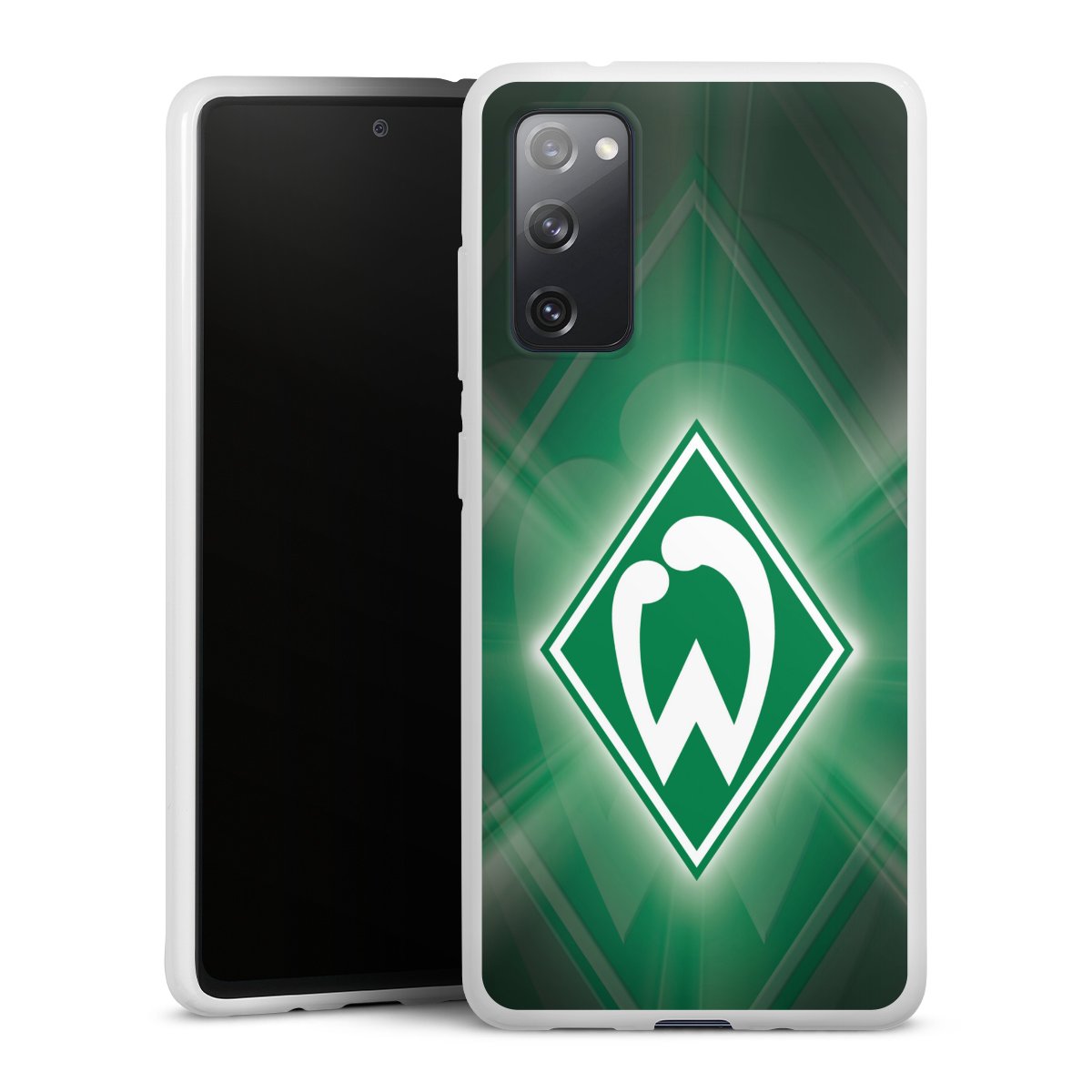 Galaxy S20 FE Handy Silikon Hülle Case weiß Handyhülle Sv Werder Bremen Official Licensed Product Coat Of Arms Silikon Case