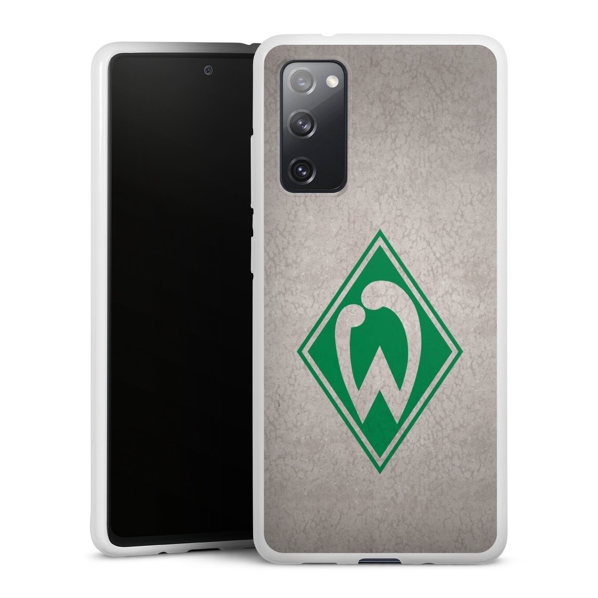 Galaxy S20 FE Handy Silikon Hülle Case weiß Handyhülle Sv Werder Bremen Concrete Official Licensed Product Silikon Case