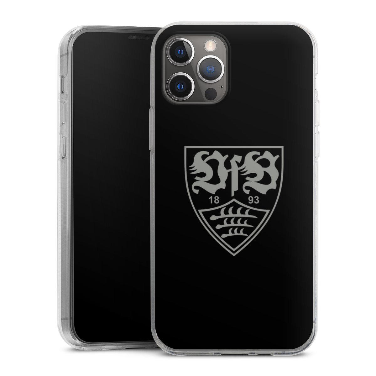 iPhone 12 Pro Handy Silikon Hülle Case transparent Handyhülle Official Licensed Product Vfb Stuttgart Silikon Case