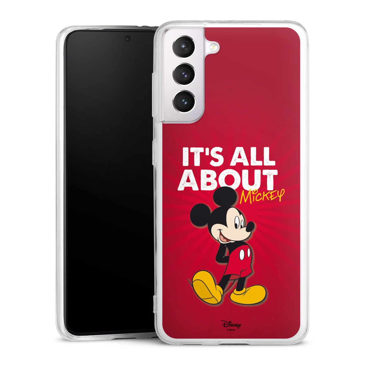 Galaxy S21 5G Handy Silikon Hülle Case transparent Handyhülle Mouse Disney Official Licensed Product Silikon Case