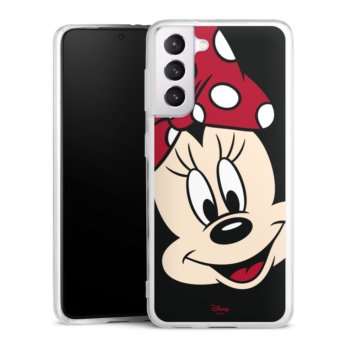 Galaxy S21 5G Handy Silikon Hülle Case transparent Handyhülle Minnie Mouse Official Licensed Product Disney Silikon Case