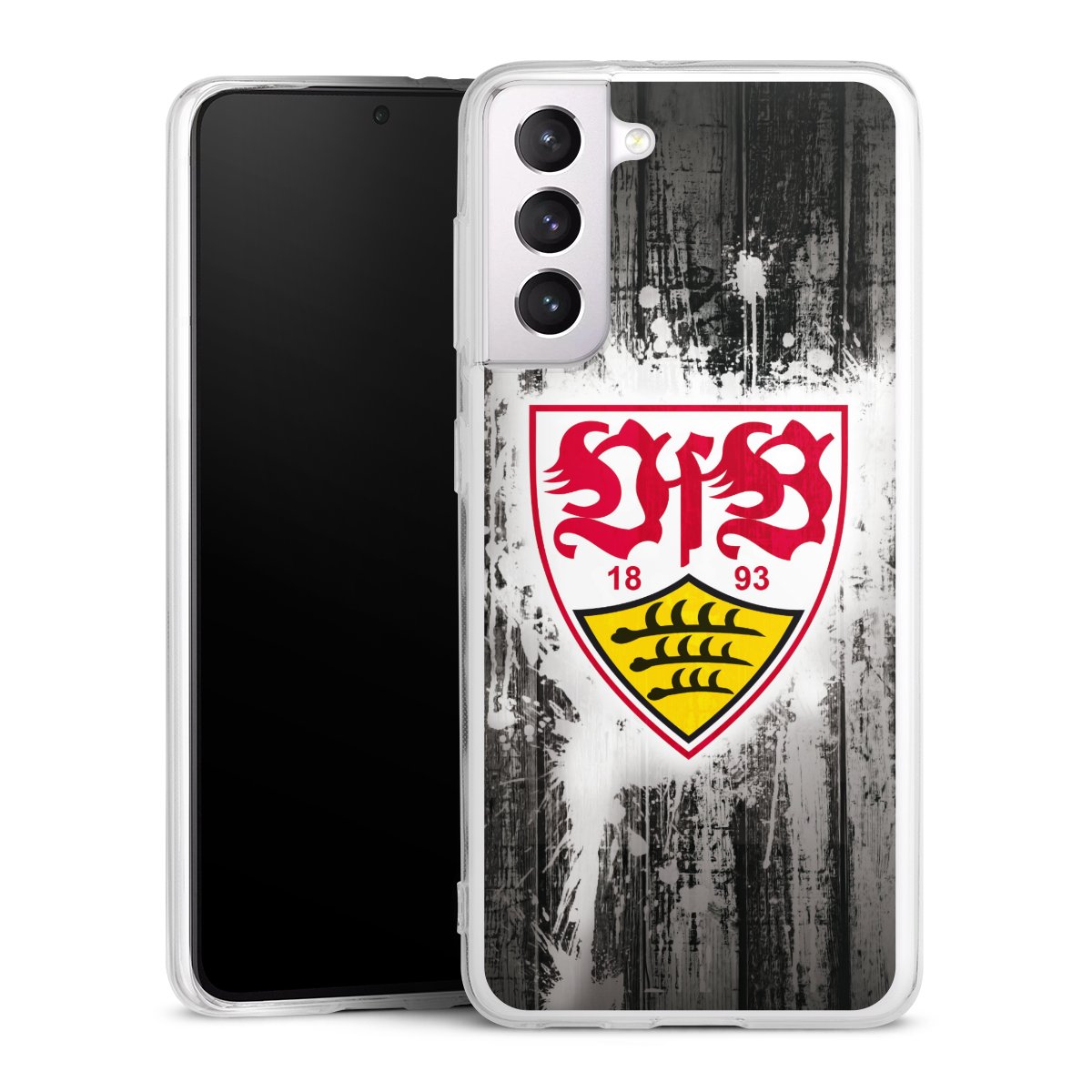 Galaxy S21 5G Handy Silikon Hülle Case transparent Handyhülle Vfb Stuttgart Official Licensed Product Silikon Case