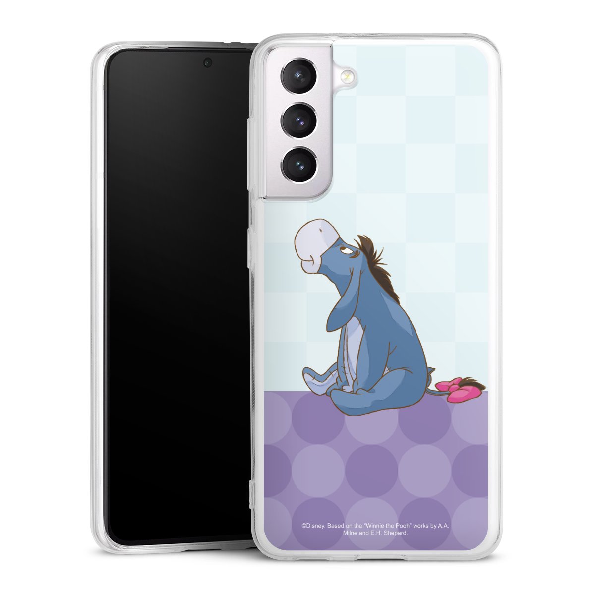 Galaxy S21 5G Handy Silikon Hülle Case transparent Handyhülle Disney Donkey Winnie The Pooh Silikon Case