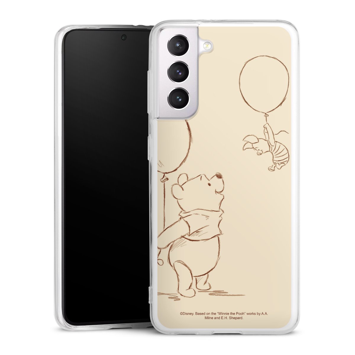 Galaxy S21 5G Handy Silikon Hülle Case transparent Handyhülle Official Licensed Product Winnie The Pooh Disney Silikon Case