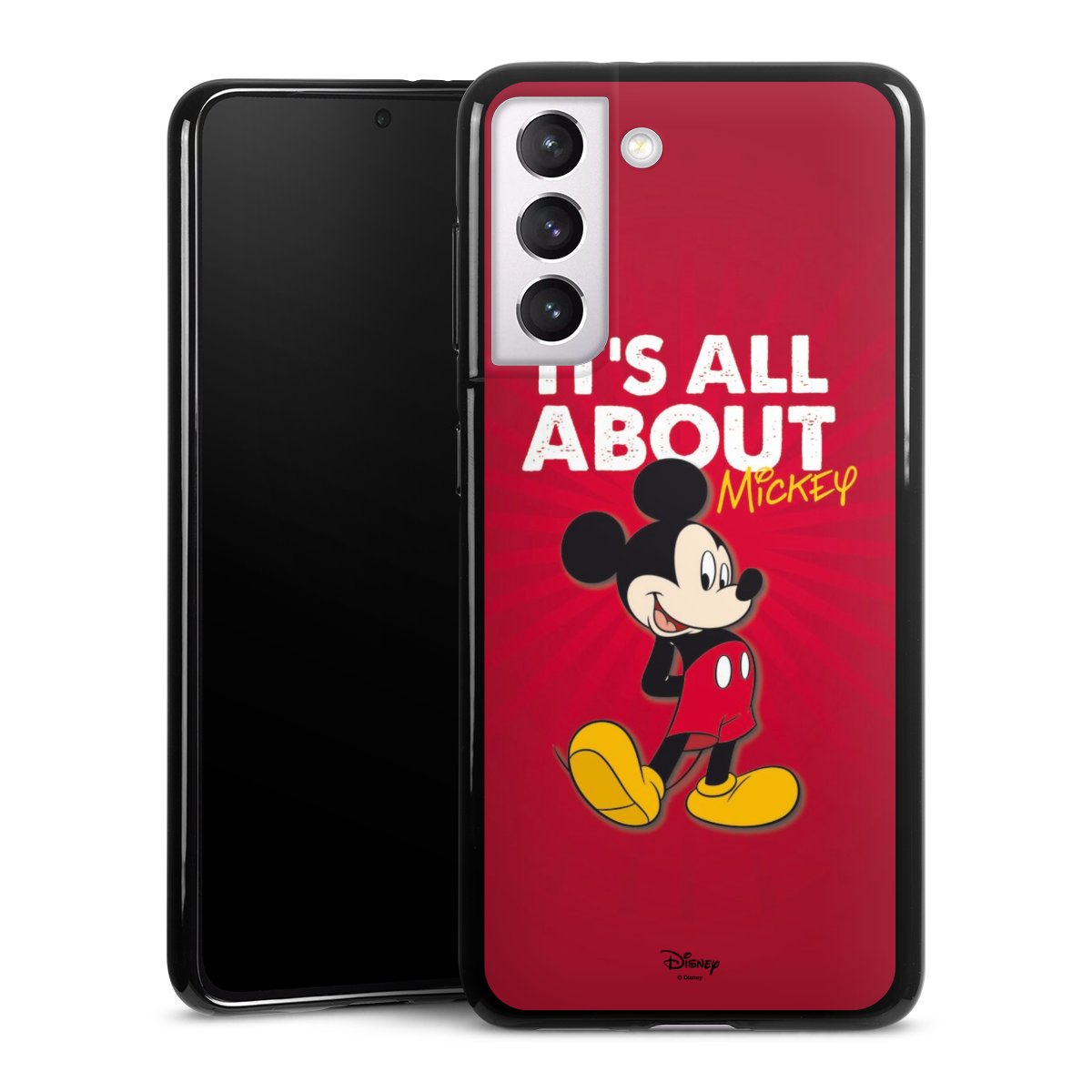 Galaxy S21 5G Handy Silikon Hülle Case schwarz Handyhülle Mouse Disney Official Licensed Product