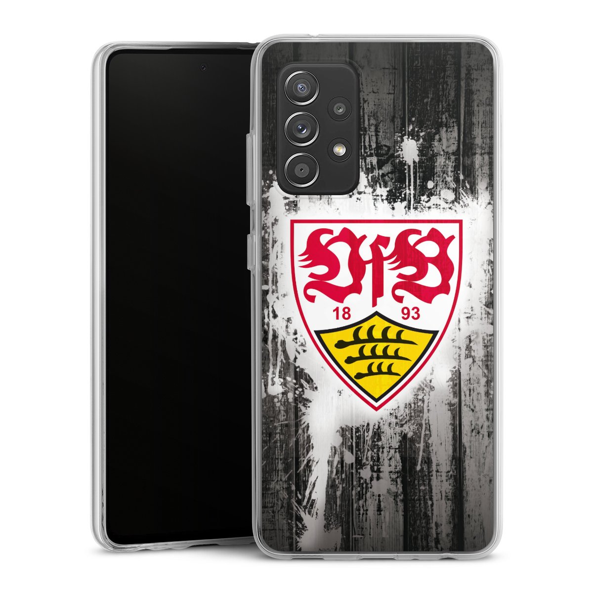 Galaxy A52 Handy Silikon Hülle Case transparent Handyhülle Vfb Stuttgart Official Licensed Product Silikon Case