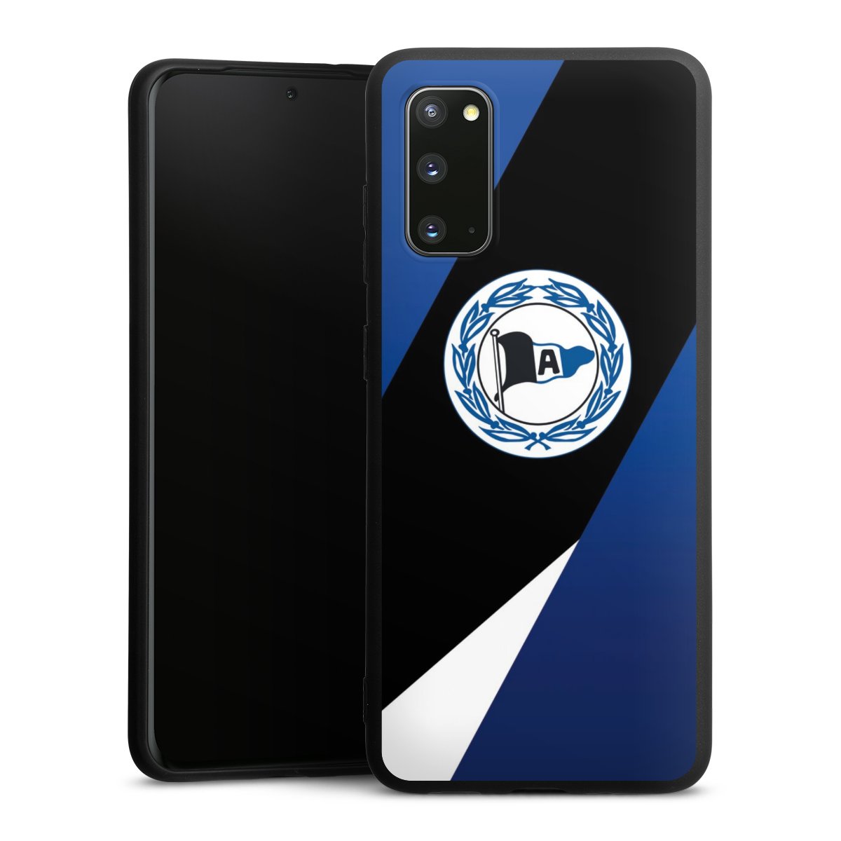 Galaxy S20 Handy Premium Silikon Hülle Handyhülle schwarz Case Official Licensed Product Arminia Bielefeld Dsc Silikon Premium Case