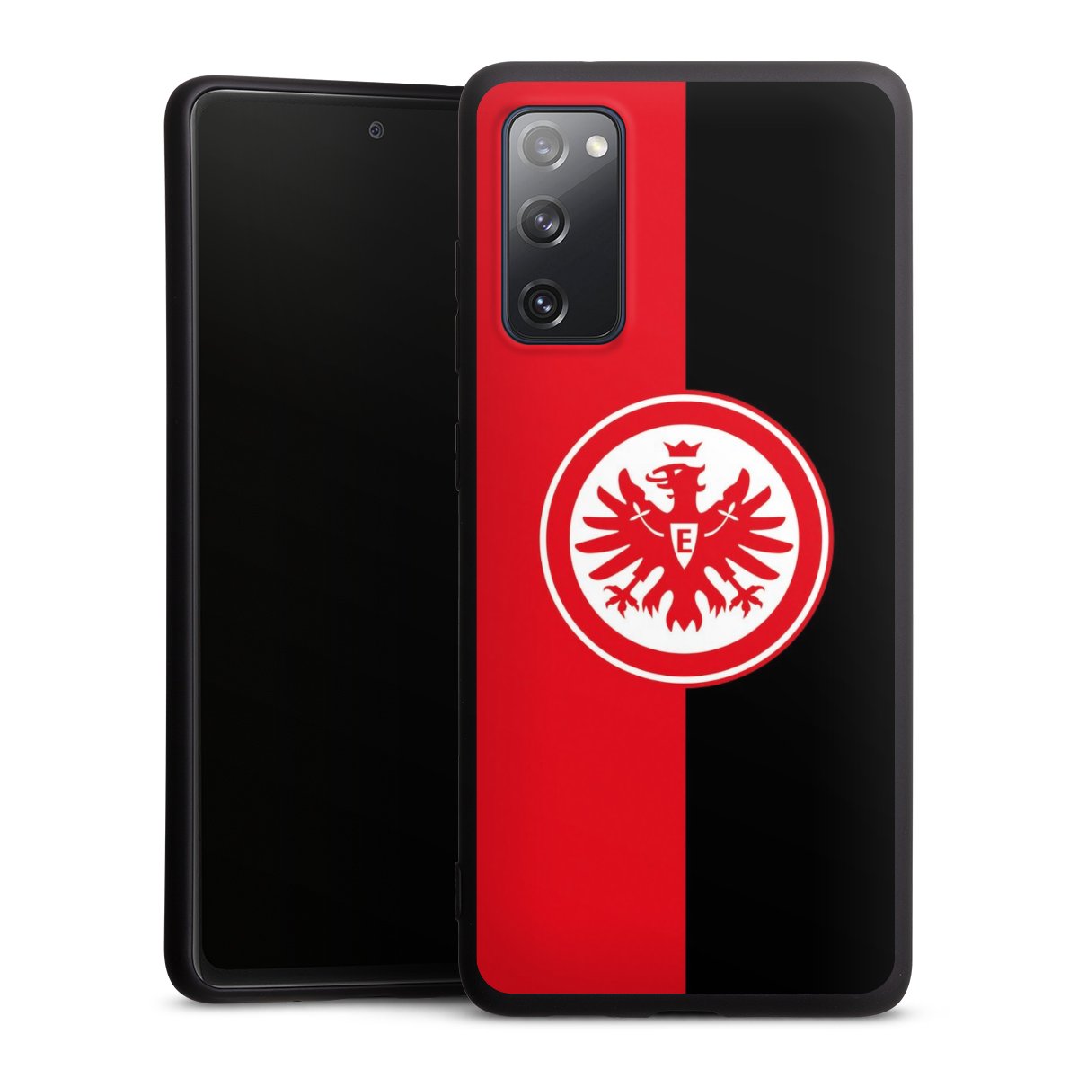 Galaxy S20 FE Handy Premium Silikon Hülle Handyhülle schwarz Case Official Licensed Product Eintracht Frankfurt Sge Silikon Premium Case