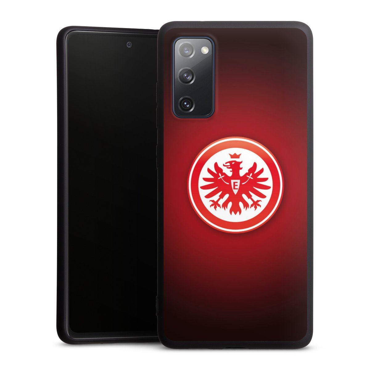 Galaxy S20 FE Handy Premium Silikon Hülle Handyhülle schwarz Case Eintracht Frankfurt Official Licensed Product Coat Of Arms Silikon Premium Case