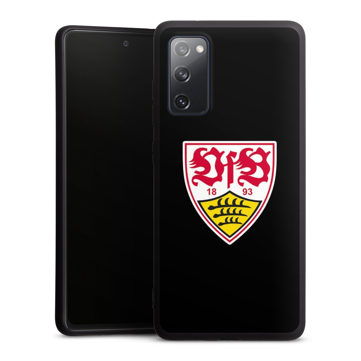 Galaxy S20 FE Handy Premium Silikon Hülle Handyhülle schwarz Case Vfb Stuttgart Official Licensed Product Coat Of Arms Silikon Premium Case