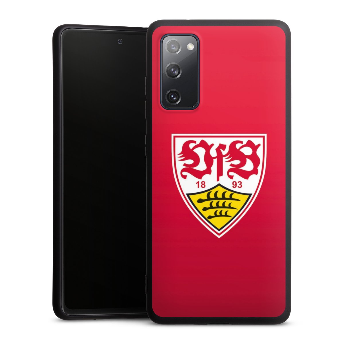 Galaxy S20 FE Handy Premium Silikon Hülle Handyhülle schwarz Case Official Licensed Product Vfb Stuttgart Silikon Premium Case