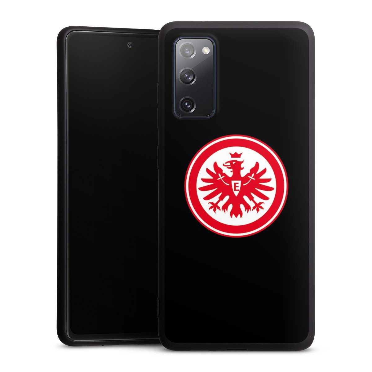 Galaxy S20 FE Handy Premium Silikon Hülle Handyhülle schwarz Case Eintracht Frankfurt Sge Eagle Silikon Premium Case